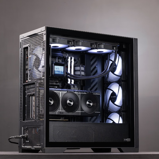 ASUS 14900KF ASUS ROG family bucket 5070Ti/RTX5080 host 5090D graphics card 14700KF host game e-sports AI rendering assembly computer complete machine 14700KF+RTX5070 12G | 5