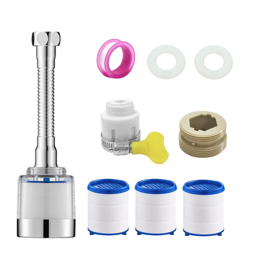 Jinlongxing Küchenarmatur Filter Extender Haushalt Leitungswasserreiniger Anti-Spritzkopfreiniger Artefakt