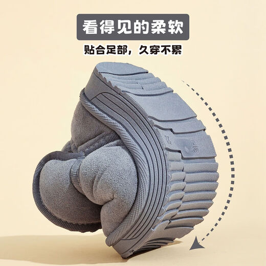 Paw Patrol (PAW PATROL) Children's Cotton Shoes Winter Plush Thickened Warm Baby Shoes Non-Slip Soft Soled Cotton Boots for Boys and Girls Gray Archie Paw Patrol 4489 18 Inner Length 17.5cm 180 Code