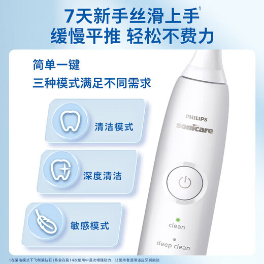 PHILIPS Electric Toothbrush Diamond 1 Series Professional Cleaning and Tooth Care Couple Gift Men's Birthday Gift Black