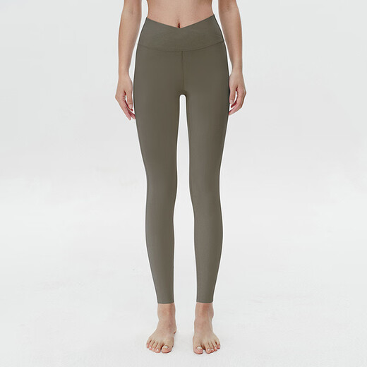 Yottoy cloud pants 4.0 micro-pressure yoga pants women's high-waist butt lift fitness Pilates suit sports outer wear spring gray S _ Recommended 44-50kg