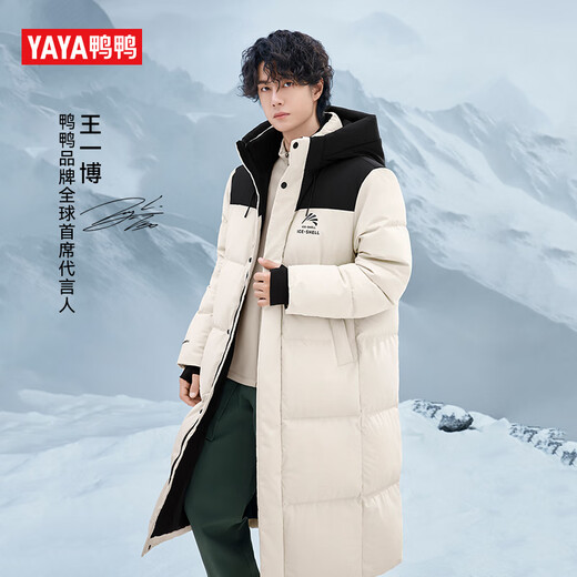Yaya 3.0 Ice Shell/New Upgrade Wang Yibo's same style extreme cold high-fill down couple outdoor long thickened down jacket