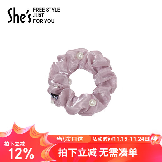 She s Qianzi versatile ponytail hair rope coiled large intestine hair ring elegant rubber band headband birthday gift for girlfriend