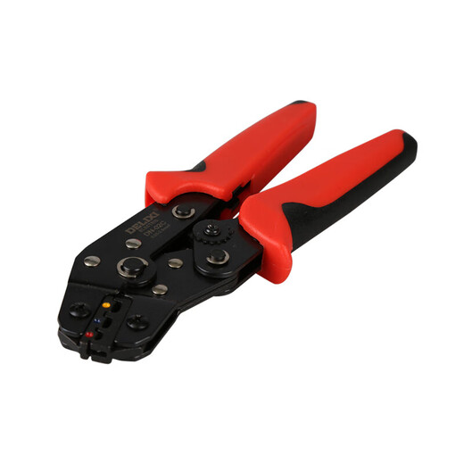 Delixi Electric crimping pliers multi-functional cold-pressed bare terminal pliers network cable pliers stripping pliers bare terminals 0.5-6mm DHCXDN06