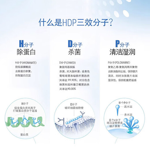 博士伦隐形眼镜水润明除蛋白护理液500+120ml