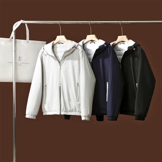 Light and warm cow goods Sheep wool mulberry silk filled autumn and winter men's windproof light and warm cotton jacket hooded jacket 1610 Gentleman Blue 4XL Recommended weight 190-205Jin Jin is equal to 0.5 kg