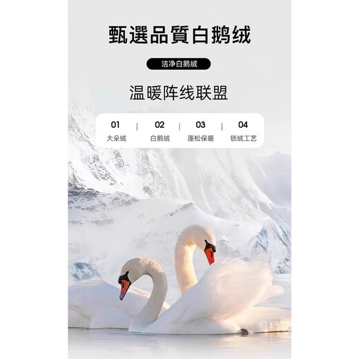 TJQ luxury high-end brand long down jacket for women 2025 winter new slimming Korean version thickened extreme cold warm jacket black M recommended 109~125Jin Jin equals 0.5 kg