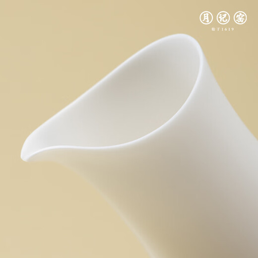 Yueji Kiln is rising steadily, mutton fat jade porcelain white wine set 6X6 housewarming gift, rising steadily__white wine set 6X6