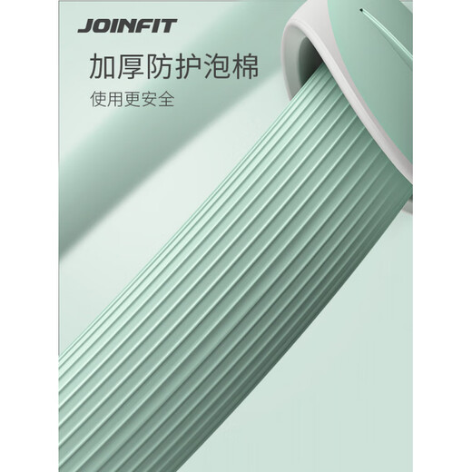 He Jiagong resistance circle, special Pilates circle for middle-aged and elderly people, yoga resistance leg muscle training device, thigh magic fitness ring, woad blue and green - basic model with a strength value of 18kg