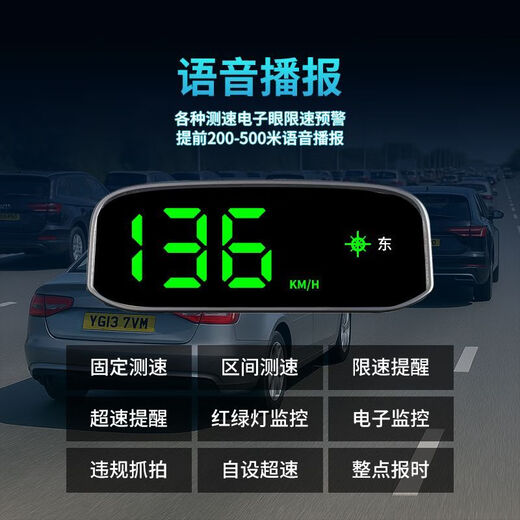 Electronic dog imported from Germany 2025 new solar HUD head-up display wireless electronic dog radar 2023 new upgrade-top model-applicable to all models. Solar HU