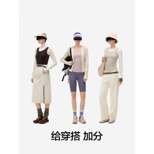 Jiao Nei Ruipi 701++ Men's and Women's Vest Sweatshirt Breathable Round Neck 7A Wool Warm T-Shirt Women Sheep 90 Degrees Gray S