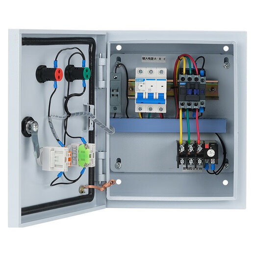 Electric control box distribution box electric cabinet custom-made spot smoke exhaust fan motor start and stop control box 380v three-phase water pump 380v1.5-4KW (commonly used accessories)