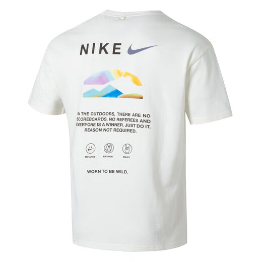 Nike (Nike) Offizielle T-Shirt-Herrenkleidung, neue Sommersportswear, trendige, atmungsaktive runde Nacken halbe Ärmel Training Kurzarm HF6172-133 XL