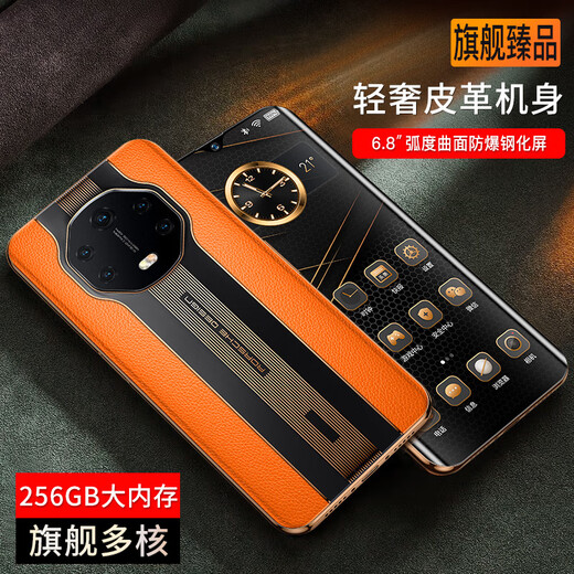 SkyPai's new Mate 60 Rs high-end business model full network large screen 5G smartphone Orange 16GB+1024G