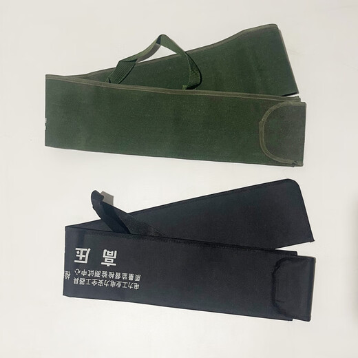 Yaowanxi insulating rod bag, Lingke rod bag, gate rod bag, thickened tool bag, grounding wire bag, canvas carrying bag, green bag (1.5 meters long), 4 sections, 6 meters, for gate poles