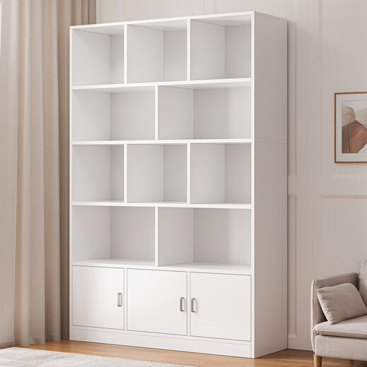 Zhong Zhangguo wine cabinet living room wall commercial wine rack new storage cabinet hotel product display cabinet display cabinet cosmetics upgraded and deepened 140cm Nordic maple color - full back panel