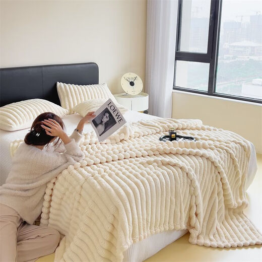 Fantasy Imitation Rabbit Plush Blanket Winter Throw Blanket Sofa Blanket Office Nap Small Blanket Winter Velvet Blanket Shawl Rabbit Fur-Dark Gray Soft and Waxy Temperature Locking Soft and Delicate 120x200cm Children's Blanket