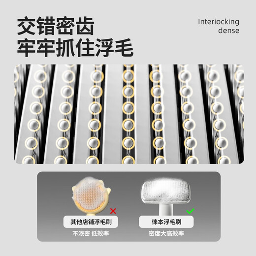 TYZAYR Japanese cat comb, pet combing, special large-scale hair removal comb, dog needle comb, cat hair removal brush, dog comb, military green (combing beads do not hurt the skin)