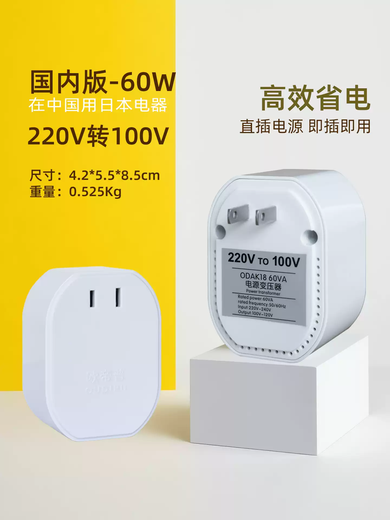 Transformer 220v to 110v power converter 100 buck Japanese 120 volt American tooth cleaner socket plug 220v to 120v domestic peak 3000w