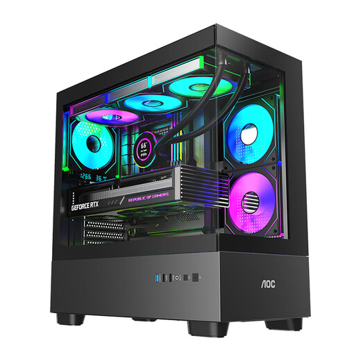 ASUS Family Bucket Ultra 7 265KF/RTX5060Ti/5070Ti/5080 Sea View Home Host E-Sports Game Desktop Host Assembly Computer DIY Complete Machine Configuration One U7 265KF/16G/512G Single Host