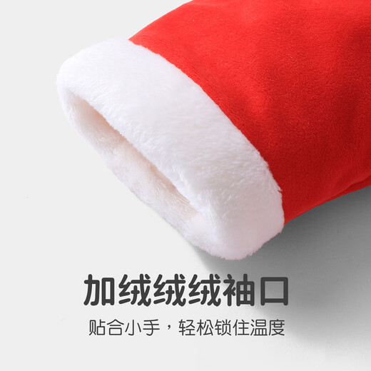 Youqi Baby Winter Cotton Clothes Celebrating One Hundred Days and Full Moon Red New Year's Eve Clothes Baby One-piece Dress Harness Lion Wake Nagi No Accessories 59cm