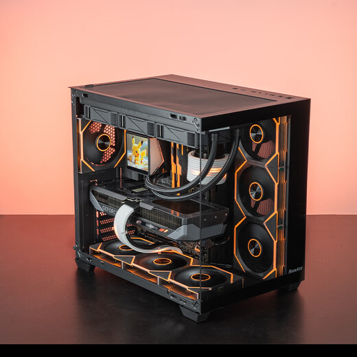 Gigabyte AMD Ryzen 7 9800X3D desktop assembly computer host RTX5060Ti/5070Ti/5080 high-end e-sports game water-cooled sea view room secondary screen complete machine 7800X3D three R7 9700X丨5060Ti 16G large video memory