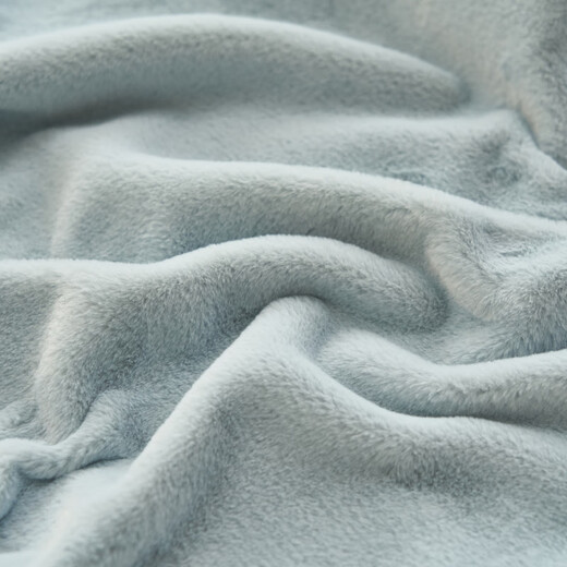 Antarctic winter thickened milk velvet sheets 1.8x2 meters sheet piece flannel quilt dormitory single plush bed cover MAX-baby blue thickened milk velvet warm and comfortable single sheet 230cm*250cm