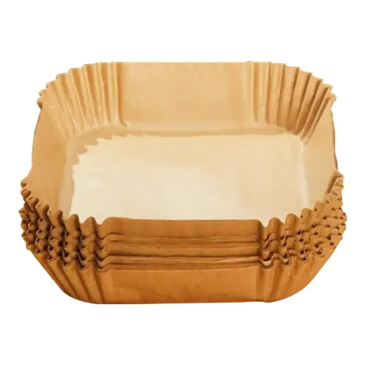 Air fryer special paper baking pan oven high temperature resistant oil-absorbing paper food grade thickened silicone paper round 200 pieces