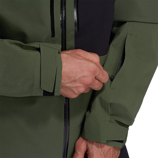 Mammoth MAMMUT Mammoth Men's Stoney Outdoor Ski Casual Commuting Comfortable Lightweight Hard Shell Jacket 40294-Dark Olive Green M