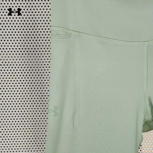 Under Armor Women's New Tight Yoga Pants Running Fitness Training Fitting and Comfortable Pilates Tights 1376820 1376820-504 XL