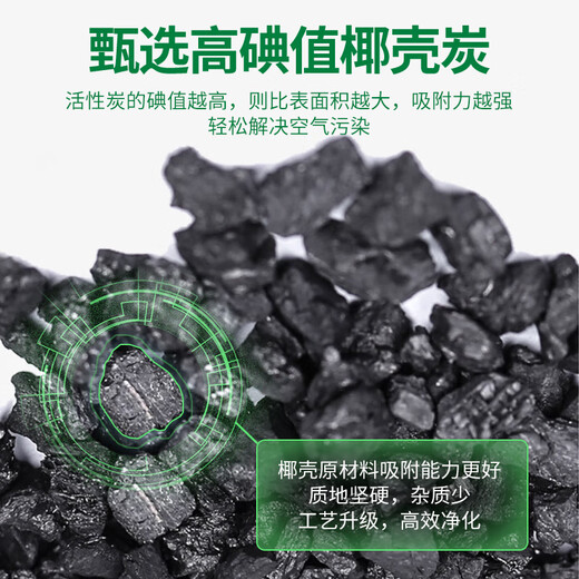 绿之源汽车活性炭包新车除甲醛除异味竹炭包 专用除臭车载净化500g*4包