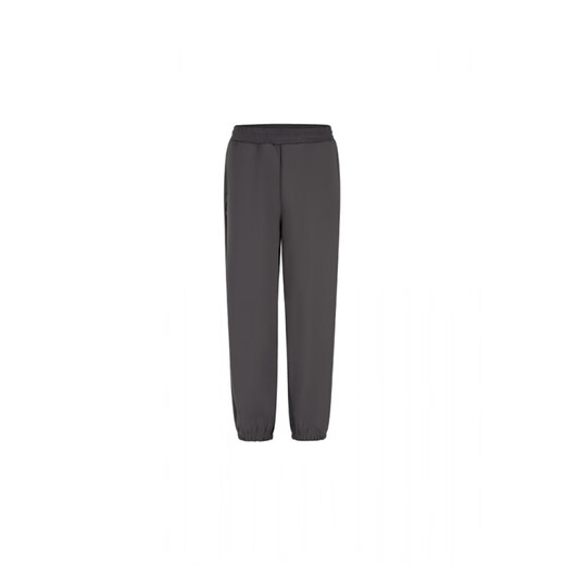 ASICS Official Flagship Men's Fleece Warm Running Pants Men's Loose Elastic Comfortable Sports Pants Light Gray S