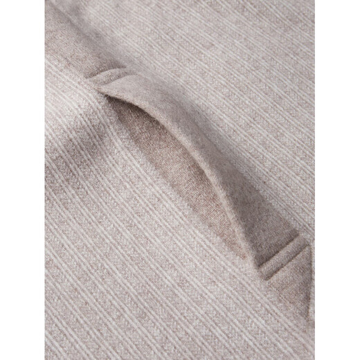 KING DEER high-end 100% pure cashmere pants for men, thickened and warm winter cashmere pants for women, slim-fitting bottoming wool pants for men, camel color, sesame dot jacquard, 100% cashmere 8058 2XL 180