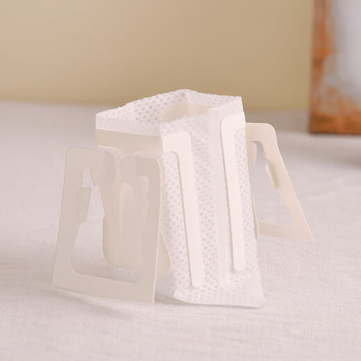 Hanging ear coffee filter paper portable hand brewed coffee powder filter drip type hand brewed coffee powder filter bag 100 pieces hanging ear filter paper white