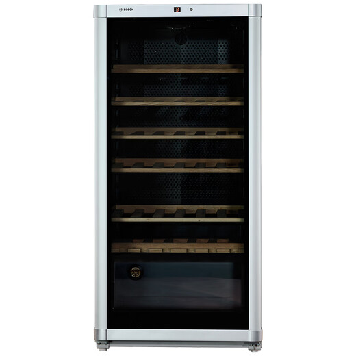 Bosch BOSCH 72-pack intelligent constant temperature professional wine cabinet household high-end solid wood wine rack 22V80 silver