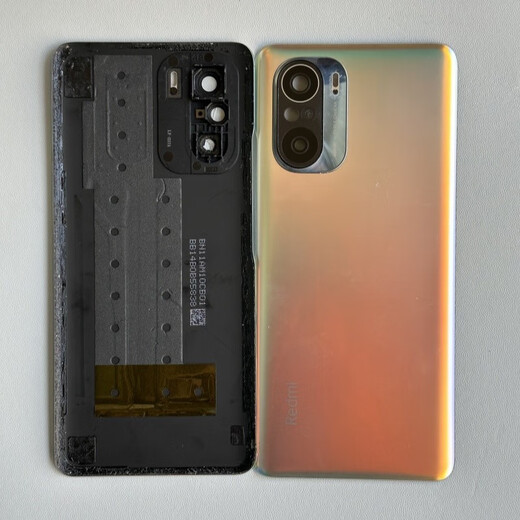 Suitable for original disassembly of Redmi K40 back cover Redmik40 disassembly glass back cover battery cover with frame K40 disassembly back cover Fantasy 95 new without frame