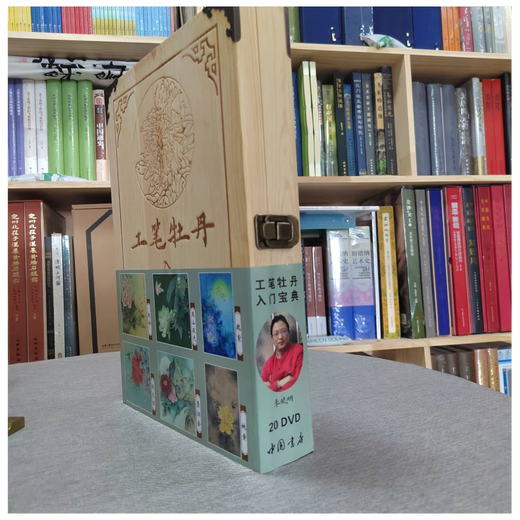 现货 工笔牡丹入门宝典 李晓明  20DVD 中国书店 9787888280175 定价680元