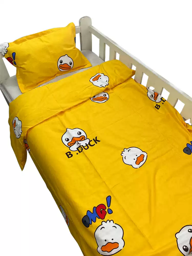 Fantasy custom-made pure cotton children's small quilt cover cushion cover kindergarten mattress cover quilt cover children's bedding three-piece cartoon jungle lion quilt cover 150*180cm