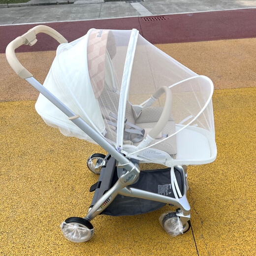 Stroller mosquito net full-cover universal baby walking artifact anti-mosquito cover encrypted mesh stroller accessories stroller mosquito net black