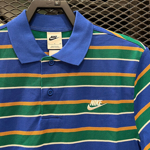 Nike (NIKE) short-sleeved men's summer new fitness training sportswear fashion lapel POLO shirt breathable casual T-shirt FN3897-480 XL