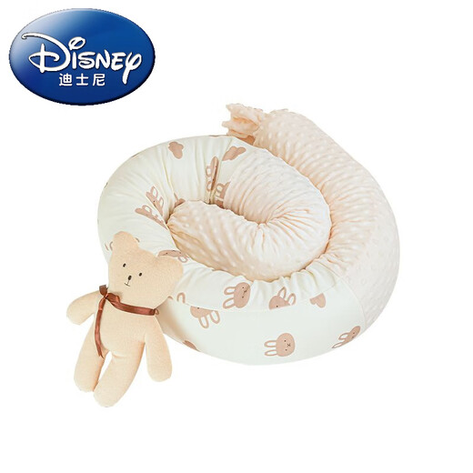 Disney (Disney) crib bedside soft bag anti-collision pure cotton fence stuffed bed seam long pillow baby side sleeping anti-fall cylindrical pillow Bibi Rabbit 200cm