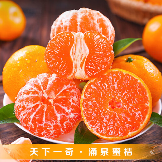 京地达浙江临海涌泉蜜桔新鲜水果橘子桔子重9.2斤单果65mm源头直发包邮