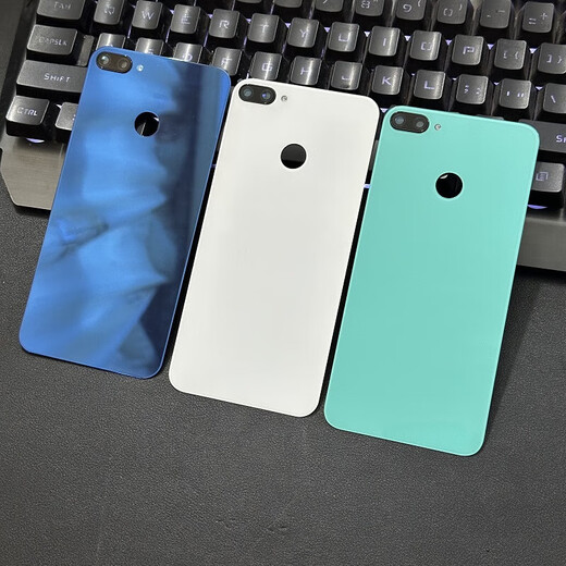 Original for Huawei Honor 9 Youth Edition glass back cover Honor 9i back case mobile phone battery cover back cover Honor 9 Youth Edition black glass back cover/casing