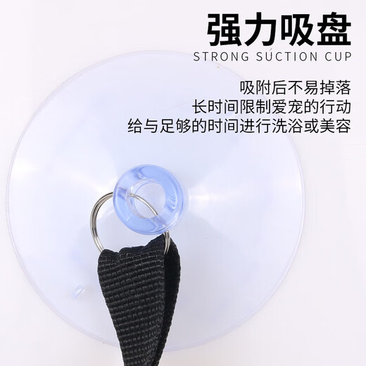 Cat bathing holder, pet dog, rabbit, shaving and clipping nails, anti-breakaway artifact, anti-run, anti-scratch, bite and release, small suction cup collar
