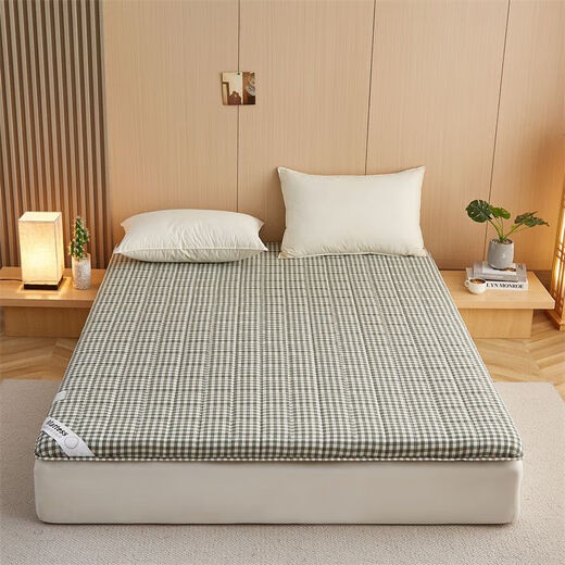 Yong Huan Tatami Mattress Customized 90*170*180*190*200*220*230*240*250 Children's Student Mattress MiGe Green 6cm Thick Cotton + High Elastic Cotton Filling 60*120cm Baby Mattress