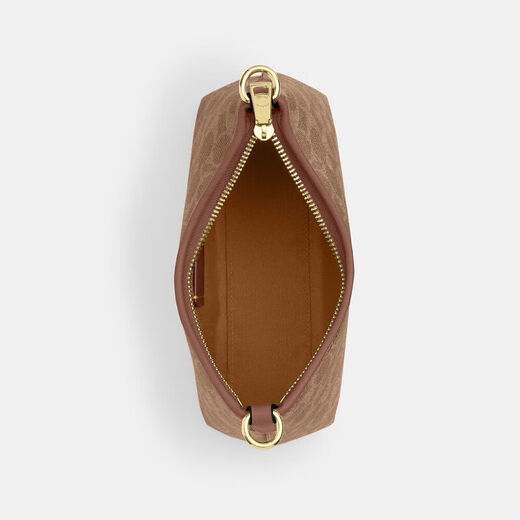 COACH classic women's bag LAUREL19 series new hobo bag light luxury printed armpit bag single shoulder crossbody bag handbag CBH15IMXHE