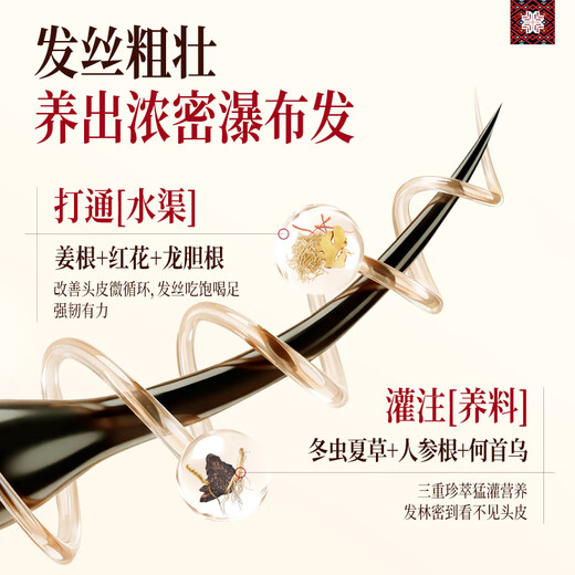 Changfa Xiaozhai Intangible Cultural Heritage & Xinhuanet same style anti-hair loss revitalizing essence 60ml anti-hair loss scalp care solution