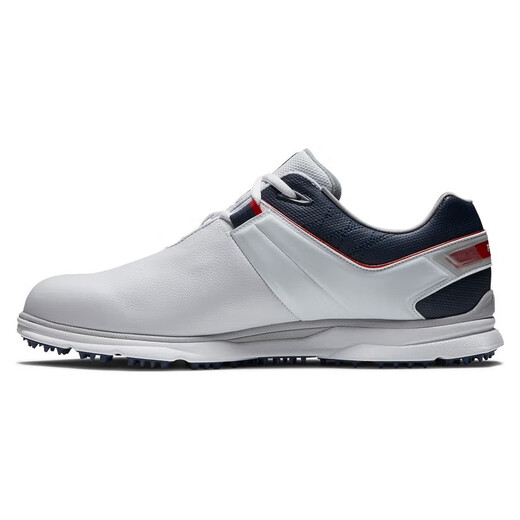 FootJoy Golf Shoes Men's FJ Pro/SL Series Comfortable Cushioning Anti-Slip Breathable Sports Professional Spike-Free Shoes 53074 White/Blue/Red Lace Up Size 42-8.0