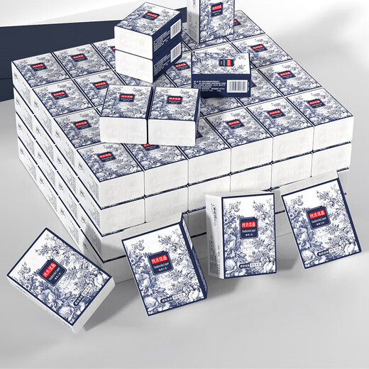 Event Exclusive Jane Ai Chinese Style Handkerchief Paper Wettable Water Small Packet Tissue Paper Portable Whole Box Wholesale Pure Wood Premium 3 Layers 6 Pieces*30 Pack Flexible