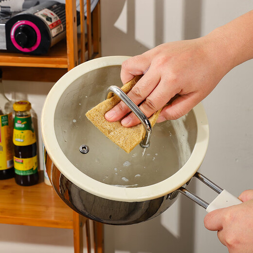 Scouring pad kitchen cleaning rag sisal coconut palm scouring pad emery scouring pad natural plant fiber sisal scouring pad one piece